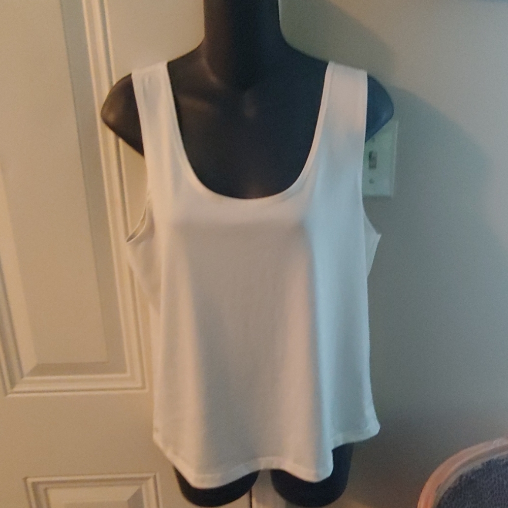 Secret Treasures Cream Tank Size 1XL UEC